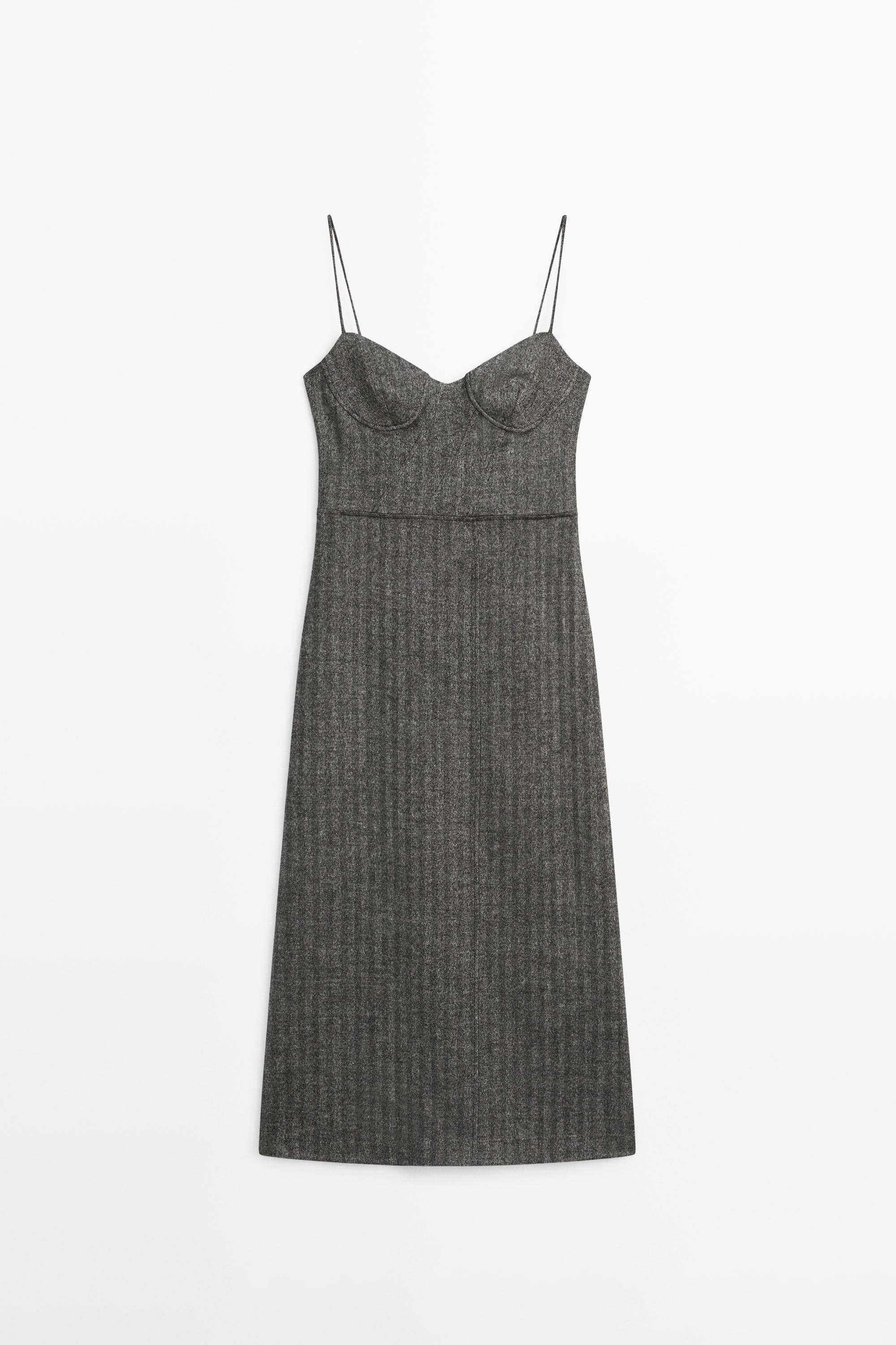Strappy midi dress